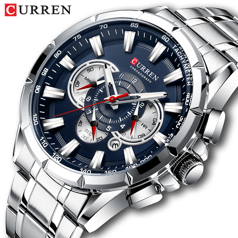 Luxury Watch Investment - CURREN наручные часы мужские водонепроницаемые Хронограф