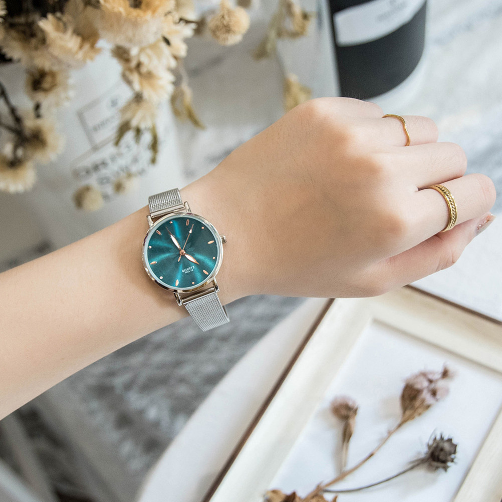 Luxury Watch Gift For Her - Элегантные женские кварцевые часы с браслетом