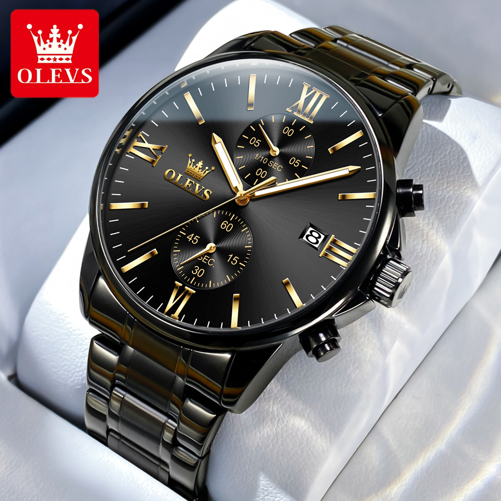 OLEVS 2886 Классические черные – обзор и цена Luxury Watch Investment