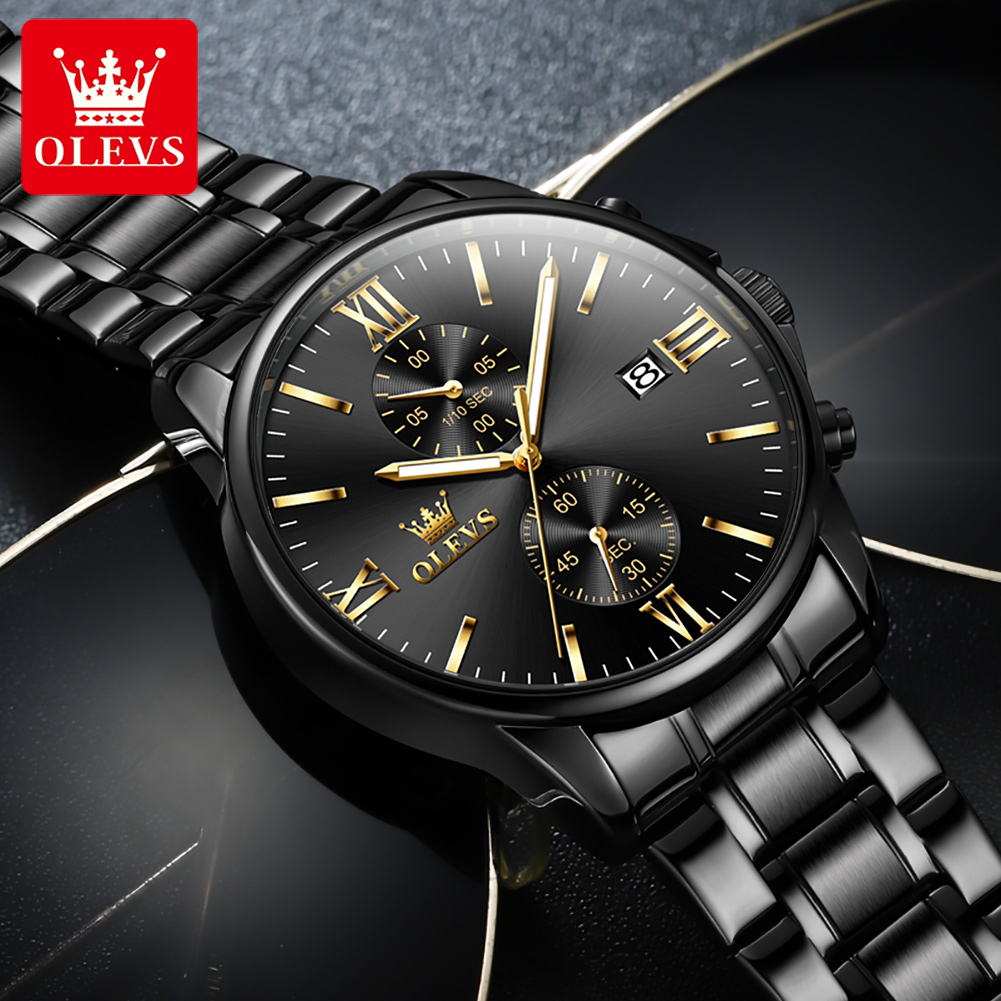OLEVS 2886 Классические черные – обзор и цена Luxury Watch Investment