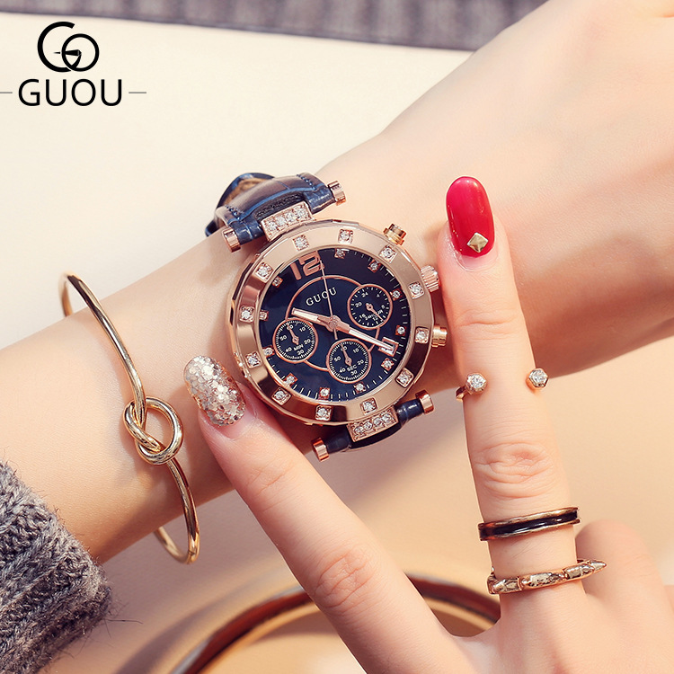 Часы GUOU женские наручные с к – обзор и цена Luxury Watch Top 10